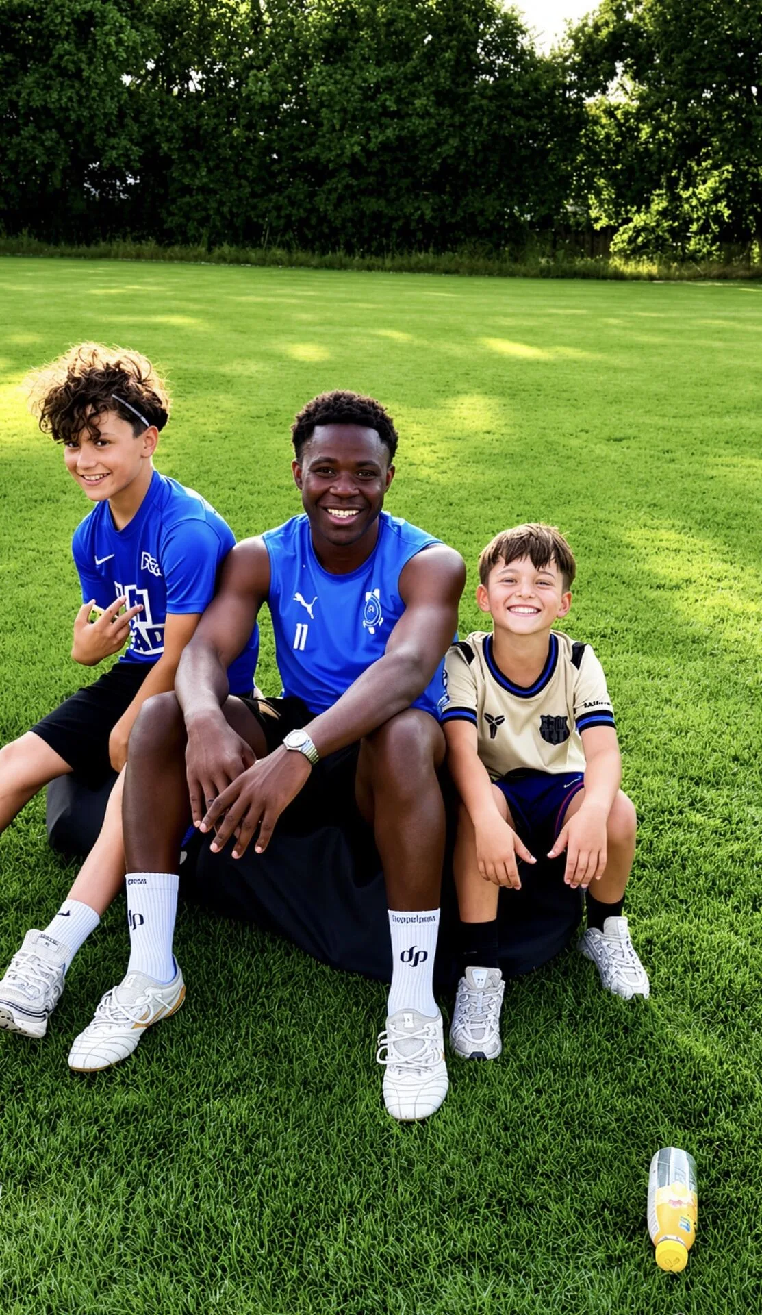 Kinder am Lachen Ric the Coach Fussballschule Academy Training für Kinder in Zürich Regensdorf mit privatem Fussballtraining